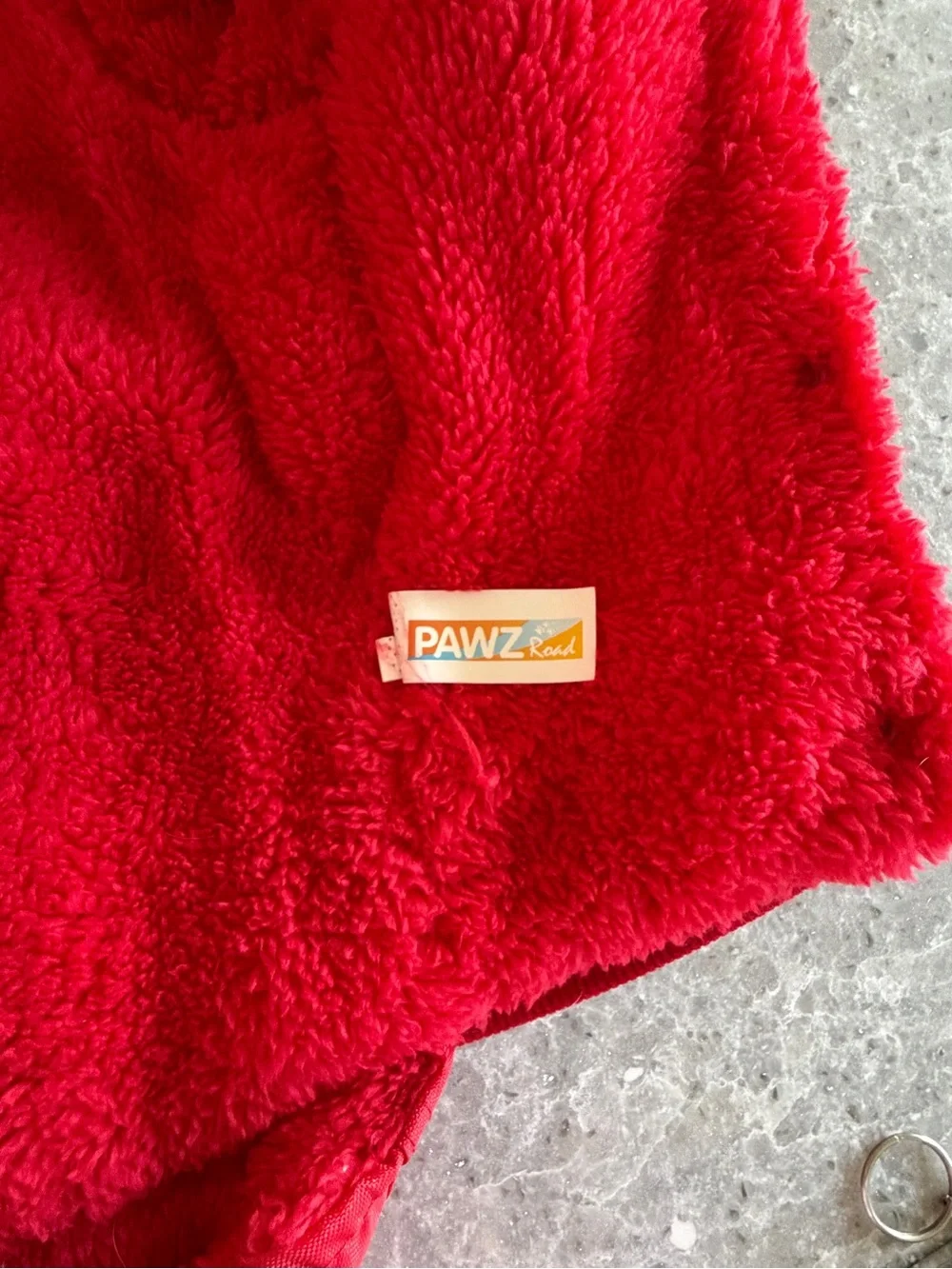 New! Pawz Dog Puffer Jacket Jumpsuit Plush Lined Waterproof Faux-Fur Trim Hood